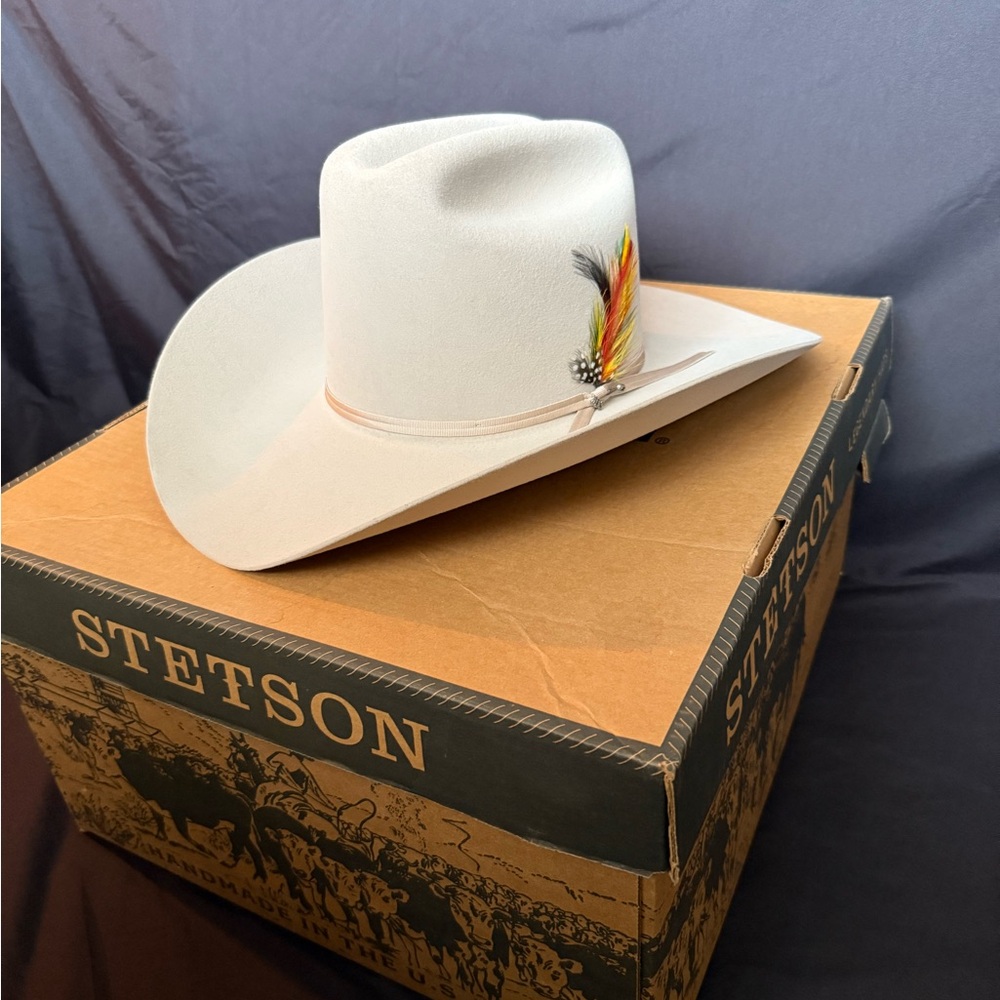 Stetson Cowboy hat 61 Silverbelly
